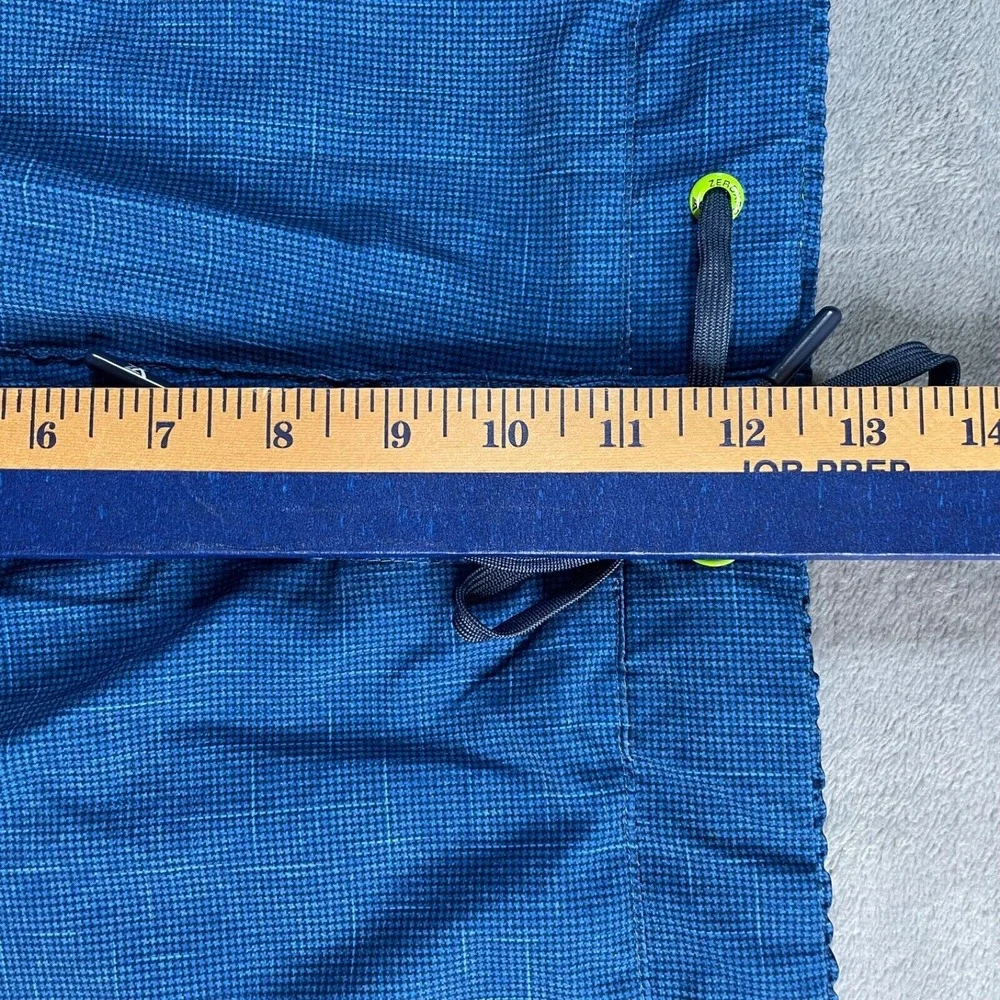 Zero‎ Exposure Men's Sz Lg 38x9 Royal Blue/Lime Swim Board Shorts Lined Pockets
